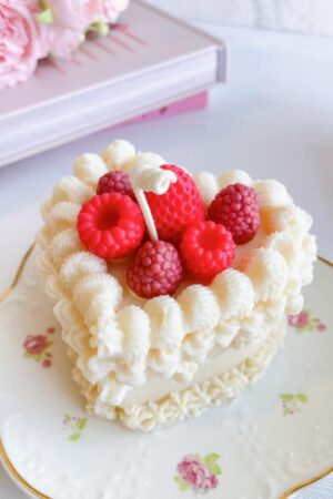 Sweeten Your Senses Berries Cake Candle, a Delightful Treat for the Soul