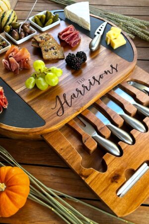 Personalized Charcuterie Board Set Elevate Your Gatherings with Style and Functionality