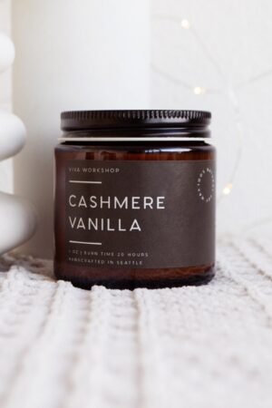 Indulge in Serenity Cashmere Vanilla Candle - A Symphony of Warmth and Comfort