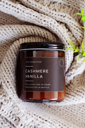 Indulge in Serenity Cashmere Vanilla Candle - A Symphony of Warmth and Comfort