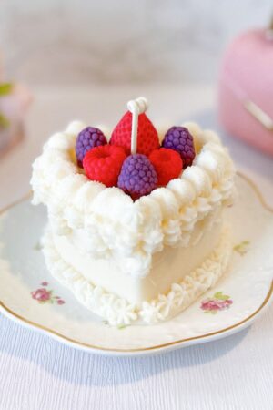 Sweeten Your Senses Berries Cake Candle, a Delightful Treat for the Soul