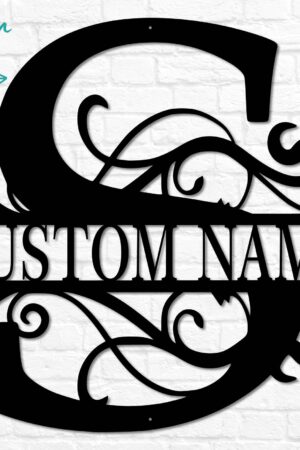 Personalized Metal Wall Art Custom Signs, Monograms, and Family Name Decor