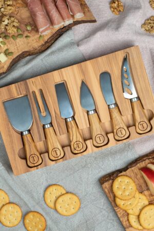 Personalized Charcuterie Cheese Knives Engrave Your Love for Cheese