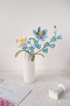 Everlasting Crochet Flower Bouquet A Vibrant Symphony of Summer Hues for Special Occasions