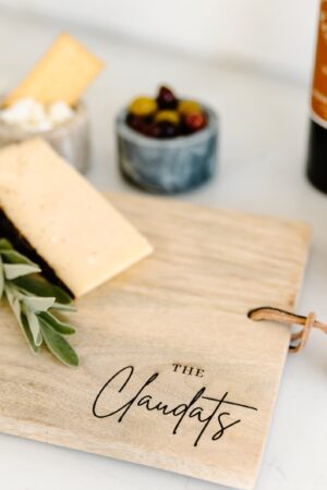 Personalized Cheese Board Charcuterie Set Elevate Your Gatherings with Style and Sophistication