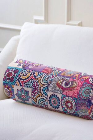 Vibrant Ethnic Bolster Mandala Magic for Comfort and Style