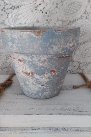 French Country Charm Rustic Terracotta Planter with Aged Elegance