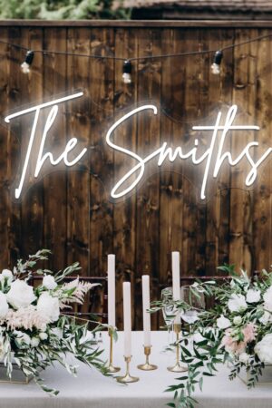 Custom Wedding Neon Sign Illuminate Your Special Day with Personalized Neon Decor