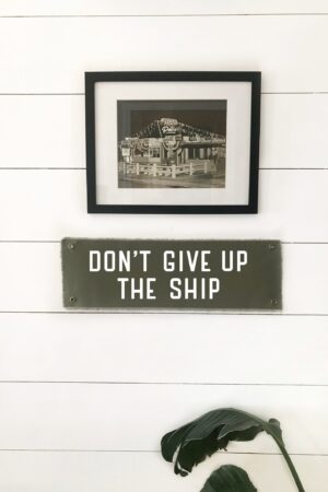 Don't Give Up The Ship Boho Beach Wall Tapestry for Summer Vibes