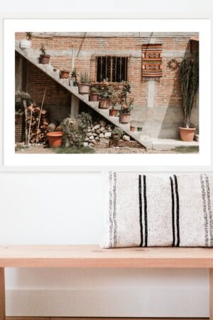 La Casita A Vibrant Art Print Capturing the Essence of Mexican Culture