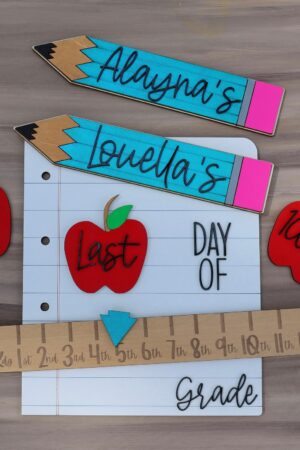 Personalized Interchangeable Back-to-School Sign Express Yourself, Welcome Students