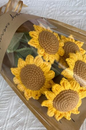 Handmade Crochet Sunflowers A Unique and Meaningful Gift for Special Occasions