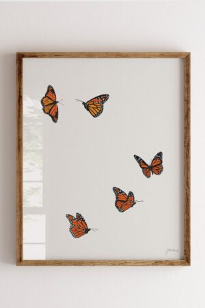 Butterflies Art Print by Jorey Hurley - Signed and Printed - Unframed or Framed (240215)