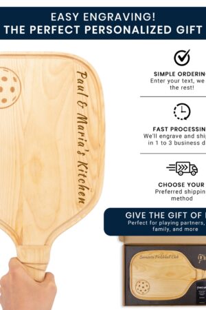 Pickleball Perfection Personalized Charcuterie Board for the Ultimate Pickleball Enthusiast