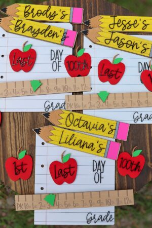 Personalized Interchangeable Back-to-School Sign Express Yourself, Welcome Students