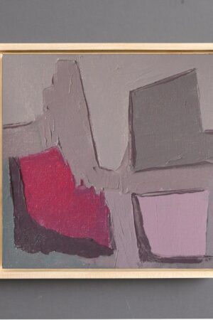 Abstract Minimalist Oil Painting Unique Modern Artwork on Canvas Board