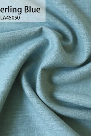 Azure Elegance Minimalist Linen Tablecloth for a Serene Dining Experience