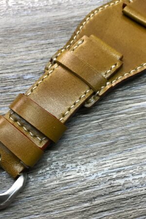 Horween Shell Cordovan Cuff Strap Elevate Your Timepiece with Timeless Elegance