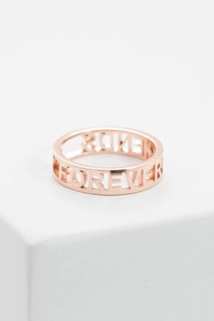 Personalized Sterling Silver Message Ring Express Yourself with Style