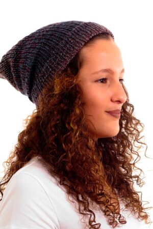 Cozy Comfort Knit Beanie with Luxurious Satin Lining, Vibrant Multicolor Patterns