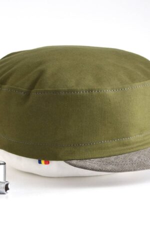 Khaki Cycling Cap Army Style with a Twist for Him (Extra Small Sizes Available)