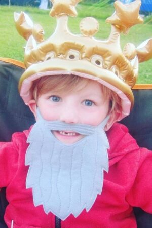 Kids' Felt Beard Mask The Ultimate Dress-Up Accessory for Kings, Jesters, and More!