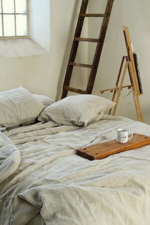 Undyed Linen Duvet Cover Experience the Pure Embrace of Nature's Softness