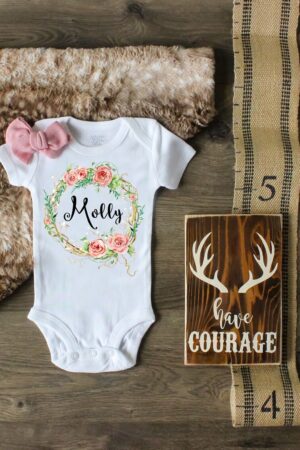 Personalized Baby Onesie Capture Your Little One's Unique Charm