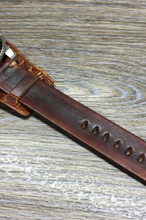 Premium Leather Watch Strap Elevate Your Timepiece with Handmade Craftsmanship