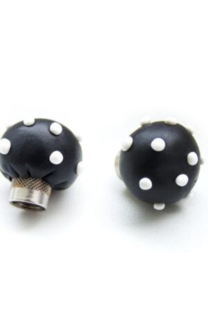 Polka Dot Valve Caps Add a Touch of Whimsy to Your Ride