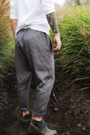 Breezy Linen Lounge Pants Sustainable Comfort for Modern Men