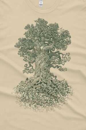 Unleash the Spirit of Nature Gnarled Tree Tshirt - A Symbol of Life and Strength