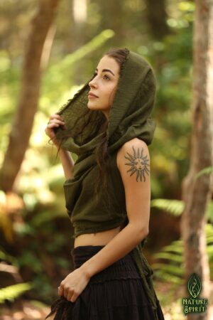 Enchanting Festival Hood Top Embrace the Spirit of Freedom and Style