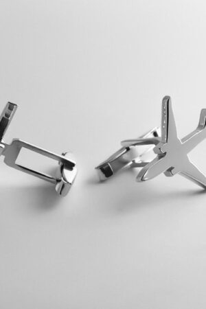 Boeing Airplane Cufflinks Elevate Your Style with Aviation Elegance