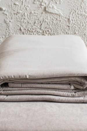 Luxurious Natural Linen Blanket Elevate Your Sleep with Comfort and Style