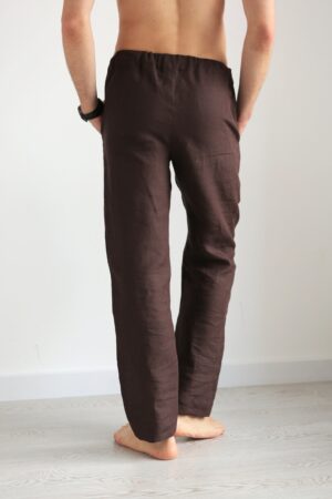 Organic Linen Lounge Pants Sustainable Comfort for Men