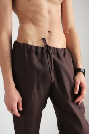 Organic Linen Lounge Pants Sustainable Comfort for Men