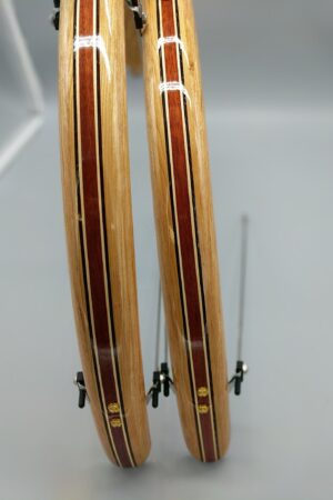 Woody's Cherry Compound Curve Fenders with Bloodwood Stripe Protect Your Ride in Style