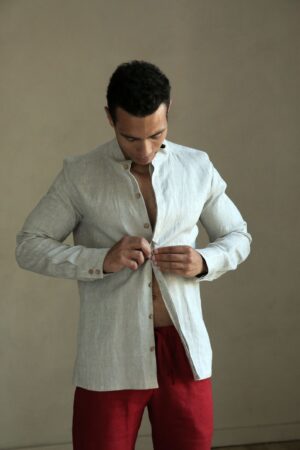 Exquisite Linen Shirt Timeless Elegance for the Modern Man