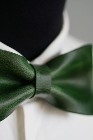 Personalized Leather Bow Tie A Timeless Gift for the Distinguished Gentleman