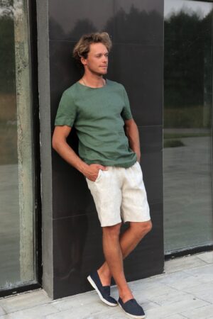 Organic Linen T-Shirt Sustainable Style for the Modern Man