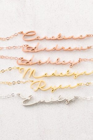 Personalized Minimalist Name Necklace The Perfect Gift for Her