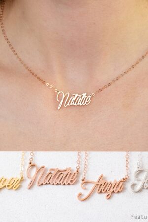 Personalized Minimalist Name Necklace The Perfect Gift for Her