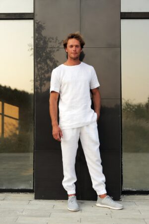 Elevate Your Style Premium Linen T-Shirt for Men - Sustainable, Breathable, and Effortlessly Chic