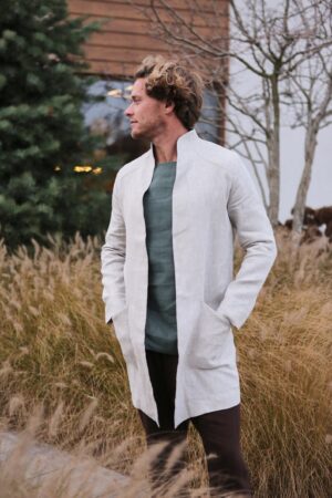 Timeless Linen Trench Sustainable Style for the Modern Man