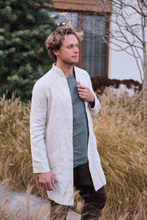 Timeless Linen Trench Sustainable Style for the Modern Man