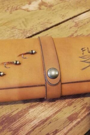 Personalized Leather Fly Fishing Wallet The Ultimate Companion for Anglers