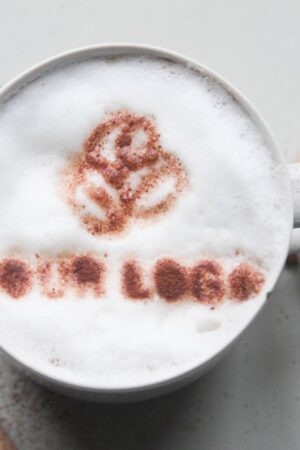 Personalized Coffee Stencil Elevate Your Coffee Art with Custom Logos and Designs