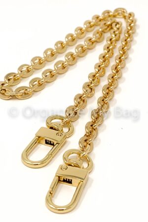 Elevate Your Style Premium Oval Chain Shoulder Strap for Bags - Gold or Silver