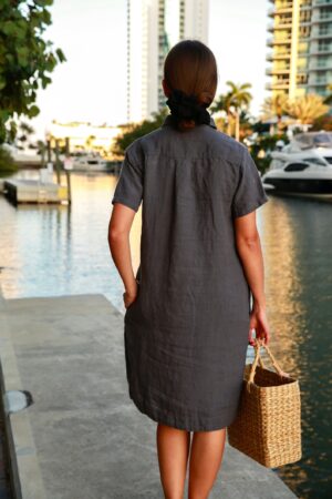 Personalized Linen Dress A Timeless Gift for Mom on Mother's Day